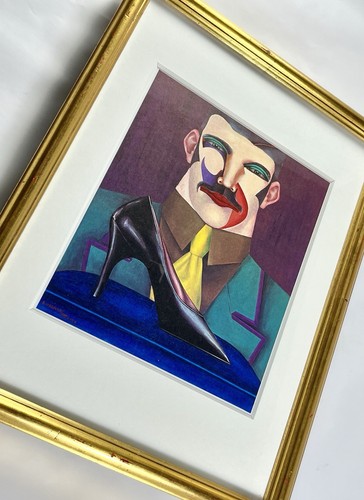 Richard Lindner Original Lithograph The Shoe Contemporary Art First Edition 1977 - Picture 5 of 6