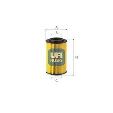 OIL FILTER 25.054.00 UFI