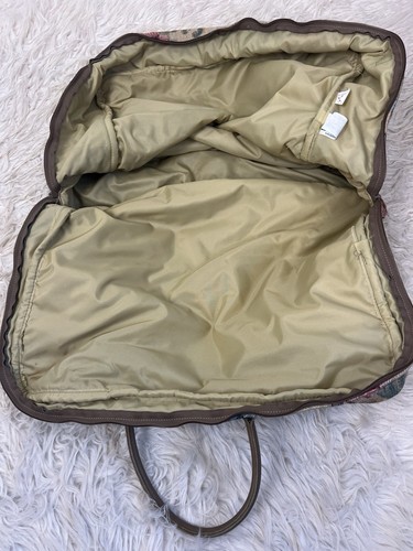 Vintage 90s McConnell Large Canvas Floral Travel Duffel Bag Weekender Tote Retro - Picture 6 of 10