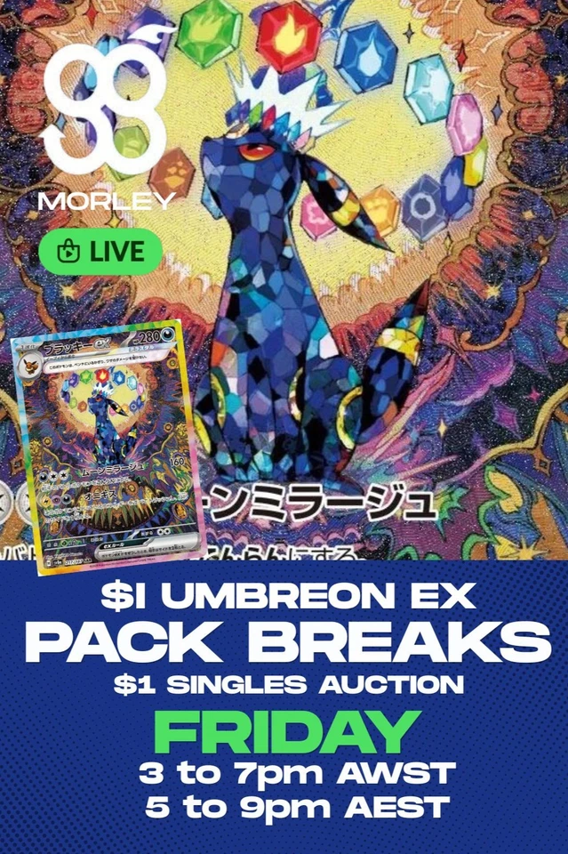 $1 Umbreon ex + $1 Singles and Pack Breaks
