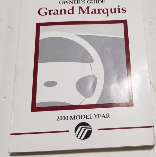 2000 MERCURY GRAND MARQUIS OWNERS MANUAL Inserts with CASE - Picture 3 of 4