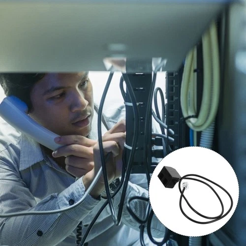 Phone Splitter for Landline Two Way Telephone Connector Adapter Adaptor