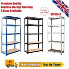 Boltless 5 Tier Racking Heavy Duty Garage Shelving Storage Shelves Steel Unit