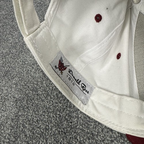 LuLu Country Club Donald Ross Golf Club Hat Cap White Red Logo Strapback - Picture 7 of 9