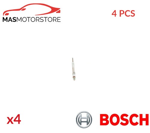ENGINE GLOW PLUGS BOSCH 0 250 403 024 4PCS A FOR FORD TRANSIT V363,TRANSIT - Picture 1 of 11
