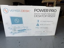 VersaDesk PowerPro Electric Standing Desk Converter, 36-Inch Adjustable