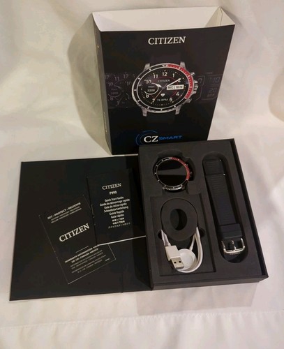 Citizen CZ Smart Smartwatch Silicone iPhone / Android (MX0000-07X) Touchscreen - Photo 3 sur 3