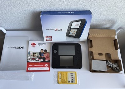Nintendo 2DS (Black + Electric Blue)  | Great Condition | Complete
