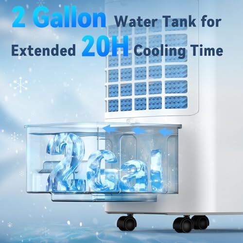 Windowless Portable Air Conditioners with 4Modes & 3Speeds, 15H Timer for - Picture 4 of 7