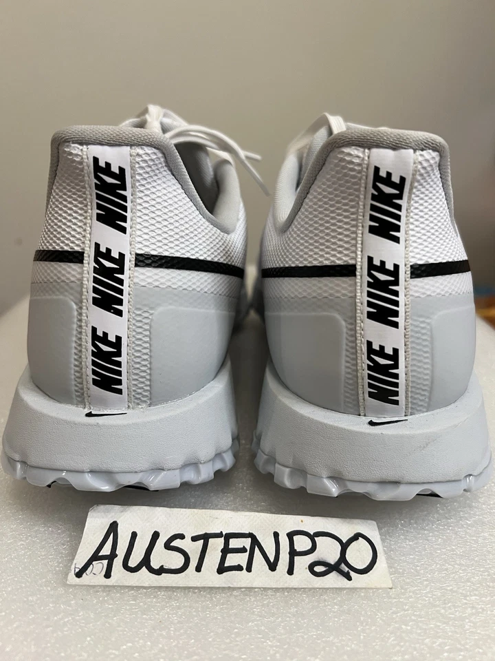 NEW Nike React Infinity Pro Golf Shoes Men's Size 10.5 White GREY BLK CT6620 105 - Image 4 of 4