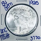 1925 BU UNCIRCULATED SILVER PEACE DOLLAR AUTHENTIC U.S. MINT FREE SHIPPING 3770