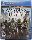 Assassin’s Creed Unity Limited Edition PS4 Complete CIB Tested PlayStation 4