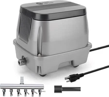 Linear Air Pump, 635/950/1600/4000GPH Pond Bubbler Septic Air Pump, Energy-Effic