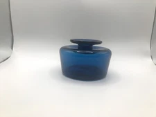 KASTRUP HOLMEGAARD CAPRI ART GLASS VASE JACOB E BANG MID CENTURY DANISH DESIGN