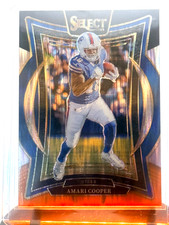 2024 Panini Select - Concourse Amari Cooper #5 Black & Orange Shock Prizm