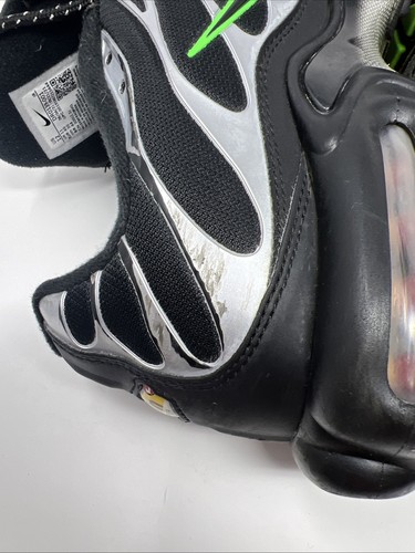 Nike Air Max Plus Herren 12 schwarz silber grün Strike DR0139-001 kostenloser Versand! " - Bild 15 von 16