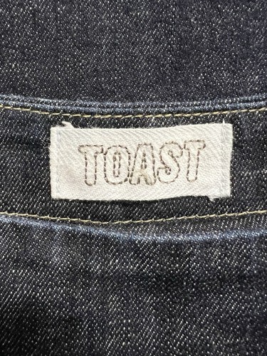 TOAST Artisan Tunic Dress Indigo Blue Denim Fisherman Size UK 10 - Picture 9 of 10