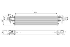 VALEO Ladeluftkühler 818697 Aluminium für OPEL CORSA X15 ADAM M13 CDTI