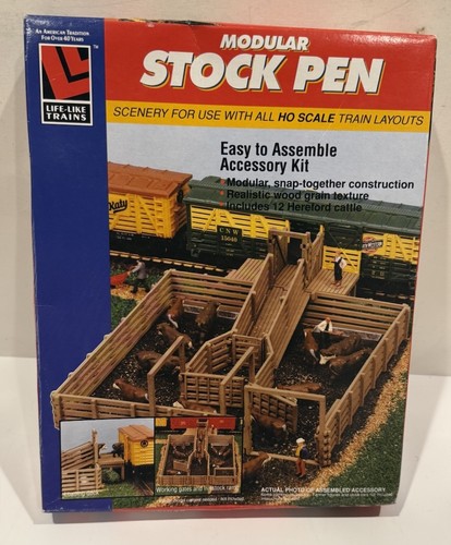 Life Like Trains HO Modular Stock Pen #433-1378 New. SEE DESCRIPTION/PHOTOS