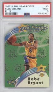 Kobe Bryant 1997 Fleer Ultra #3-SPP Star Power Plus Price