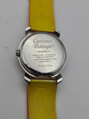 Urban Station CURIOUS GEORGE Yellow Analog Watch Working With Original Strap - Picture 6 of 6