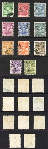 Basutoland SG18/28 Set of 11 Fine used Cat 55 pounds - Picture 1 of 1