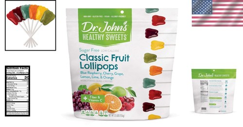 Dr. John’s Sugar Free Lollipops - Keto Friendly, Gluten-Free Candy, 150 Count - Picture 2 of 8