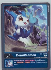 Digimon TCG DemiVeemon BT3-002 U Foil Resurgence Booster NM