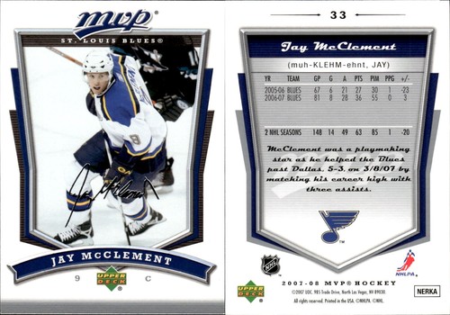 2007-08 Upper Deck MVP Starter Hockey Complete Your Set #1-380 You Pick! - Picture 6 of 25