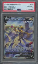 Pokemon TCG Zeraora V 166/198 Chilling Reign Alternate Full Art Ultra PSA 10