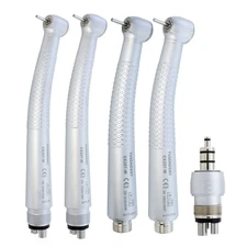 COXO Dental High Speed Handpiece 4 Hole 3 Water Spray Quick Coupling CX207-W H17