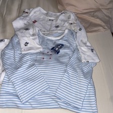 The Little White Company All In One Sleep Suit Bundle Of 2 Items Age 3-6 Months