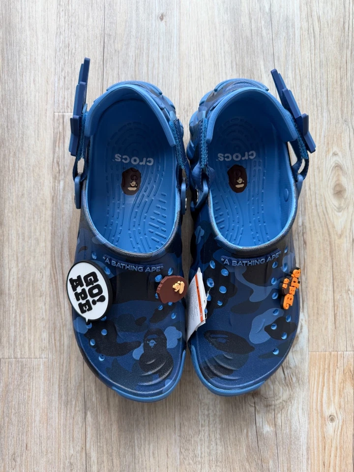 Crocs X Bape Echo RO Clog Powder Blue, 46-47, US 12, Neu, ✅24h Versand✅ - Bild 2 von 4