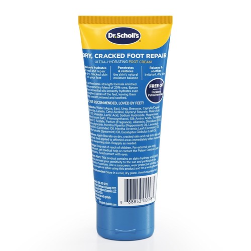 Dr. Scholl's Dry, Cracked Foot Repair Ultra Hydrating Foot Cream, 3.5 oz - 第 5/8 張圖片