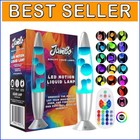 Mesmerizing 17-Color Changing LED Motion Lamp with Remote Control - 16 Inch