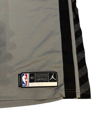 Nike Brooklyn Nets Kevin Durant Statement Edition Trikot Schwarz Weiß Grau XL - Bild 5 von 12