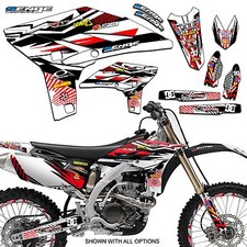 Black Star Style team grafico DECALCOMANIE for Yamaha YZ250F YZF250 2010 2011 2012 2013 YZ 250F YZF 250 Decalcomanie protettive