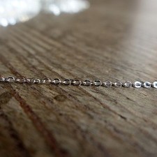 925 Sterling Silver,3.3ft,1.5mm Flat Cable Unfinished Bulk Chain,Jewelry Craft