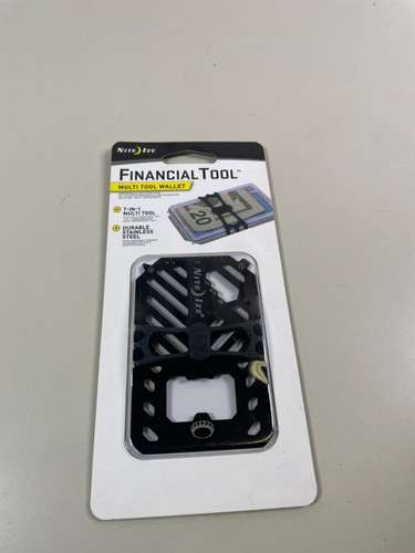 Nite Ize Financial Tool 7 in 1 Multi Tool Durable Stainless Steel Tool New - Picture 2 of 5