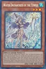 Yugioh Water Enchantress Of The Temple BLMR-EN065 秘密 罕见 近乎完好