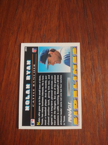 1992 Score Pinnacle Nolan Ryan 294 - Picture 2 of 2