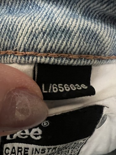 Cute LEE Light Blue High-Baggy Jeans-Comfy-Casual-Size 6 - Picture 20 of 22
