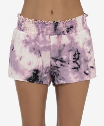 Midnight Bakery Women's Annika Lounge Print Purple Sleep Shorts Size S - Picture 1 of 5