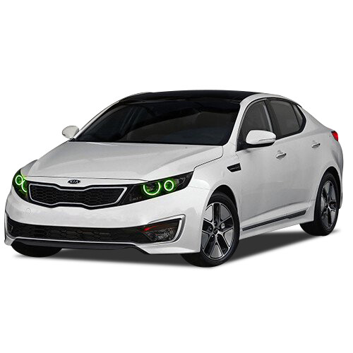 Bright Green Angel Eye Headlight Halo kit for Kia Optima 11-13 - Bild 2 von 2
