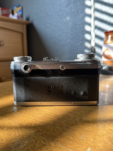 Zeiss Ikon Contax IIa Black Dial Film Camera Sonner 50mm And Accessories - Picture 9 of 12