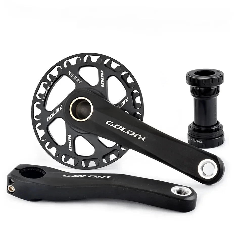 Children's Bicycle Crank 110mm-160mm Bike Crankset 7-12Speed Chainwheel 28T-36T - Image 4 of 4