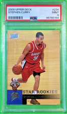 2009 UPPER DECK #234 STEPHEN CURRY ROOKIE CARD RC GOLDEN STATE WARRIORS PSA 9 MT