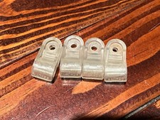  4 Vtg 2000 Schutt Football Helmet Game Facemask Clips faceguard Used Worn THIN