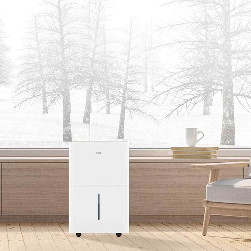 50 pt. 4500 sq. ft. Smart Dehumidifier in. White, Ideal for Basements, Rooms - Picture 2 of 8