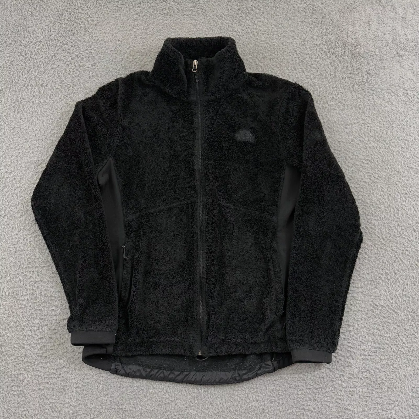 north-face sherpa zip mock neck fleece outdoor jacket